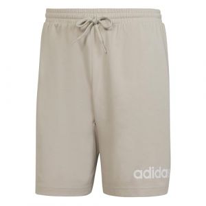 Image de Adidas Homme Essentials Linear Single Jersey Short, Wonder Alumina/White, M