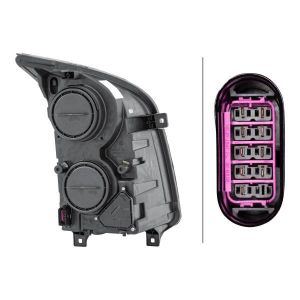 Hella Phares 1ER 247 017-051 Phare Avant,Projecteur Principal VW,CRAFTER 30-50 Furg&oacute;n 2E_,CRAFTER 30-35 Autob&uacute;s 2E_,CRAFTER 30-50 Caja/Chasis 2F_