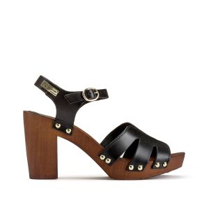 Les Tropéziennes par M. Belarbi Sandales sabots à talons Tabara Noir - Taille 36;37;38;39;40;41