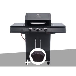 Char-Broil Barbecue &agrave; gaz Performance CORE B3 + Housse de protection - Noir
