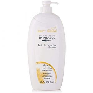 Byphasse Lait de douche Fleur de vanille de Madagascar 2 L