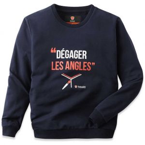 Image de Parade Sweat à message homme Dsweat, taille: XXXL, Bleu foncé,