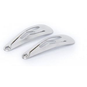 Hq-cloud Lot de 50 Pince à Cheveux, Barrettes à Cheveux, Épingles à Cheveux en Métal 5 cm pour Femmes Filles Bébé - Argenté