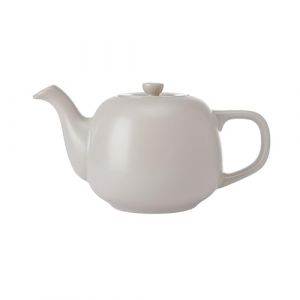 La Cafetière Théière Classique Traditionnelle à Poignée Confortable et Bec Verseur Anti-Goutte, Sert 2 Tasses, pour Sachets de Thé, Facile à Nettoyer, Passe au Lave-Vaisselle, 600 ml, Beige