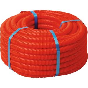 Tube PER gain&eacute; rouge - &Oslash;16 mm - Couronne de 100 m - Pipex
