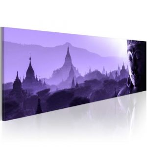 Artgeist Tableau - Purple Zen 135x45