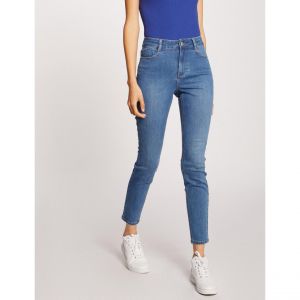 Morgan Denim Slim Basique 212-PAM Pantalons, Jean Stone, 44 Femme