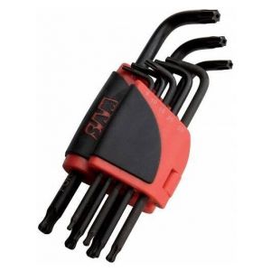 Sam Outillage R&acirc;telier de 8 cl&eacute;s m&acirc;les longues Resistorx &agrave; t&ecirc;te sph&eacute;rique - 59-R8AL