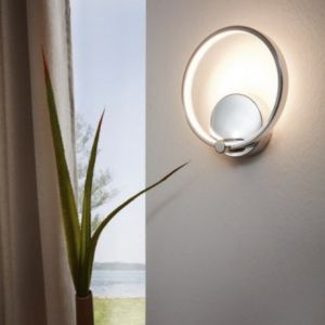 Image de Eglo Applique murale LASANA LED Chrome, 1 lumière - Moderne - Intérieur - LASANA