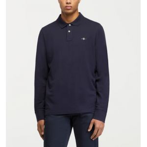 Gant (marque) Men Polo Rugger en coton piqué Shield (L) Bleu