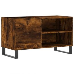 Image de VidaXL Armoire &agrave; disques ch&ecirc;ne fum&eacute; 85x38x48 cm bois d'ing&eacute;nierie 831713