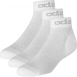 Odlo Active Short Socks 3 Pack, blanc EU 36-38 Chaussettes course à pied