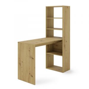 Bureau avec étagère "Harmony" - Beige - H 150 cm