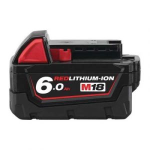 Milwaukee Batterie M18 B6 RedLithium-Ion 18V 6.0Ah 4932451244