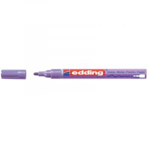 Edding Marqueur Peinture Rose M&eacute;tallic Pointe 1-2 mm