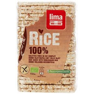 Lima Galettes Fines de Riz Complet 130 g - Lot de 6