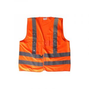 Gilet sécurité led rechargeable gilet 200 - 300 g xl polyester orange 0 1 pièce(s) gilet sécurité led rechargeable classe 2 - arlux