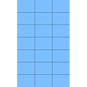 Kores Universaletiketten jet dencre, imprimante laser et copieur 70 x 42,3 mm (100 feuilles (bleu) l7042b