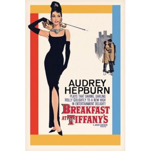 Image de Affiche film Audrey Hepburn : Breakfast at Tiffany's (61 x 91,5 cm)