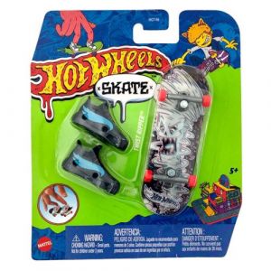 Hot Wheels- Mini Skateboard Chaussures incluses. Modèles Assortis, HGT46, Multicolore