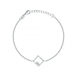 Cleor Bracelet pour femme en Argent 925/1000 serti de zircon - 0.002 g - taille : 164CM - Z0158680