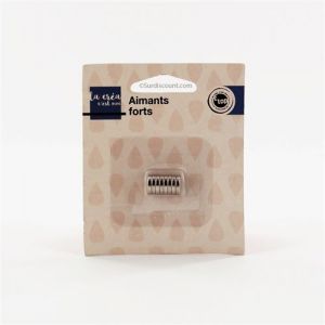 Aimants Forts Aspect Metal 10Mm 8 Pieces Ctop 5082