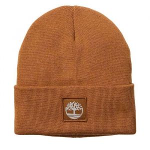 Timberland Bonnet &Agrave; &Eacute;cusson Ton Sur Ton - Marron