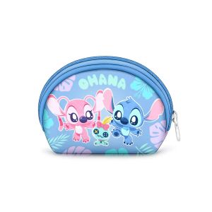 Karactermania Disney Lilo et Stitch Jolly-Porte-Monnaie Ovale Casual, Bleu, 12 x 9 cm
