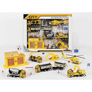 Lux coffret ortiment vehicules intervention travaux public city lux