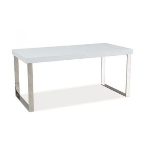 Image de Signal Table Basse - L 100 Cm X L 60 Cm X H 42 Cm - Rosa - Blanc