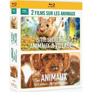 Coffret 2 films sur les animaux : LA VIE SECRÈTE DES ANIMAUX DU VILLAGE ; NOS ANIMAUX, DOUX DEHORS SAUVAGE DEDANS [Blu-Ray]