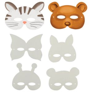 CTOP Lot 12 masques animaux en carton