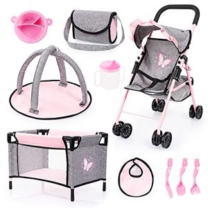 Bayer Buggy Set With Butterflies (21533ab)