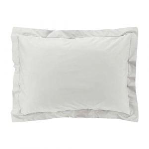 Taie d'oreiller rectangle 50x70 cm - Percale 100% coton - Blanc