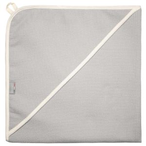 Sevira Kids Cape de bain bébé en coton nid d'abeille 75 x 75cm