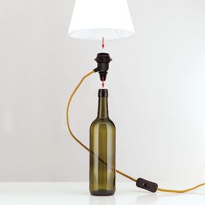 Orion Douille E27 BOTTLE, c&acirc;ble dor&eacute;, longueur 200 cm