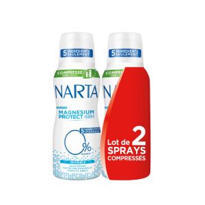 Narta D&eacute;odorant compress&eacute; Magn&eacute;sium Protect 48h