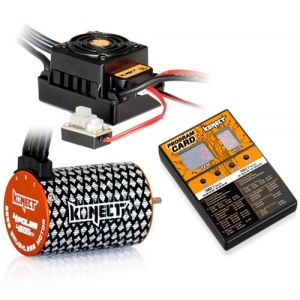 Image de Konect Combo Brushless ESC 50A + moteur 3652SL 4600KV + Carte de programmation