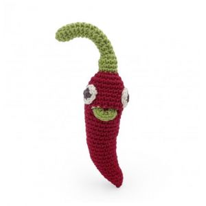 Willy le Piment - hochet en coton bio - Myum