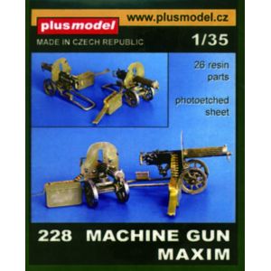 Plus Model Maschinengewehr Maxim - 1:35e