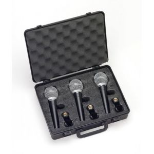 Samson Technologies Samson R21 Pack de 3 Microphones dynamiques cardio&iuml;des Noir