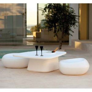 Vondom Moma Pouf Blanc