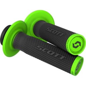 Scott Poignées Cross SX II Lock On Noir Vert