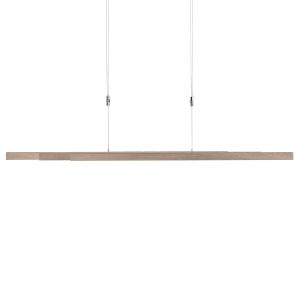 Paul neuhaus Suspension LED Adriana, CCT, d&eacute;cor en bois