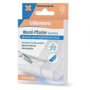 Lifemed Wund - Pflaster Sensitive, 0,5 m x 6 cm