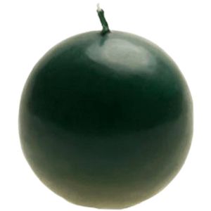 Ruedelafete Bougie Boule 6cm diam, vert Jungle