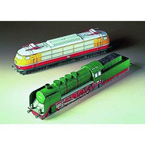 Schreiber-bogen 72063 - Maquette en carton Locomotives