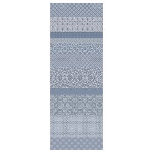 Garnier Thiebaut Chemin de table pur coton Mille bastides Noir Garnier-thiebaut