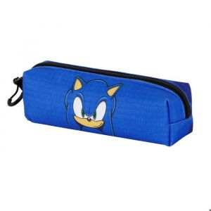 Karactermania Sonic The Hedgehog - SEGA Sega-Sonic Sight-Trousse Carré Fan 2.2, Bleu, 22 x 9 cm