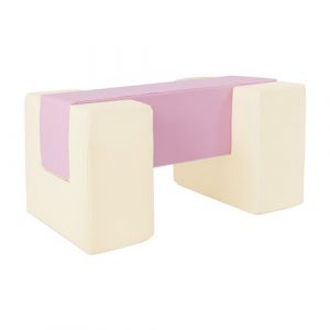Blocs rose pastel jaune pastel